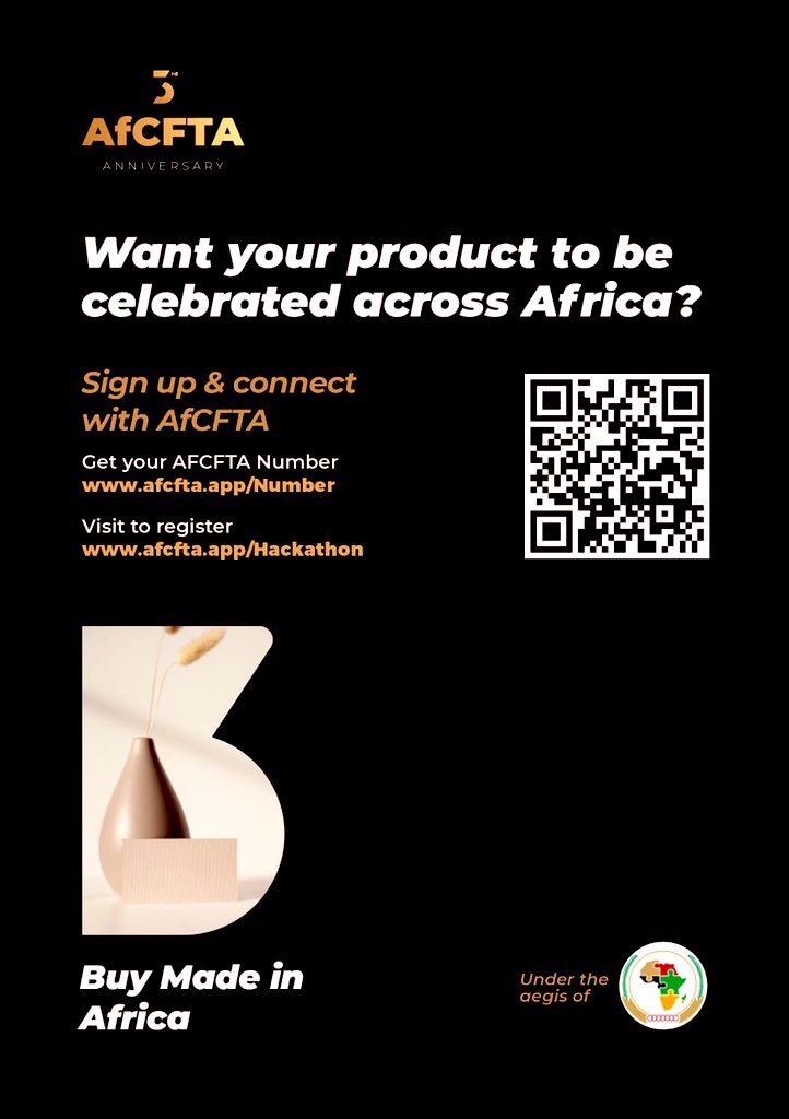 bnyabuti_ke's tweet photo. Make your brand bigger than the way it is now .
Sign up and participate now
#AfCFTAHackathon
AfCFTA 3rd Anniversary https://t.co/c1wfQPEEUs