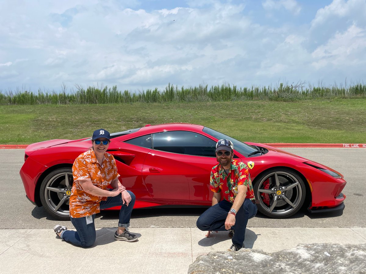 CeleScience's tweet photo. Another exceptional day at Cele Middle School! Teachers sped around in a Ferrari all day, and we capped off the day with another successful Science Night for our 8th graders! @CeleMS_PfISD @pfisd #magnumpi #science #Ferrari https://t.co/5rSlXsnRUG