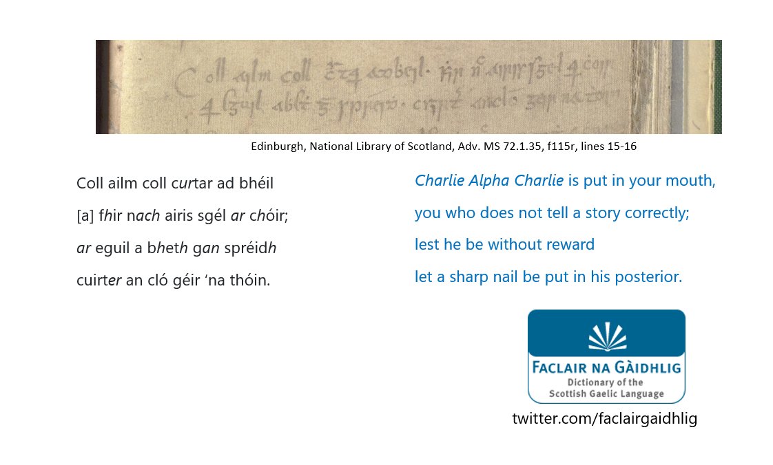 Faclair na Gàidhlig Manuscripts Project tweet media