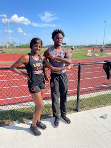 Excited to be competing with <a href="/MiaLewis05/">Mia Lewis</a> in state. After qualifying in the 100m with a pr (10.80) #AGTG🙏🏾<a href="/Cocoa_Track/">Cocoa Track</a> <a href="/J55FoFo/">James Folston Sr.</a> <a href="/marlonlew31/">Coach Marlon</a> <a href="/Ellalew3/">Ellamae Lewis</a>