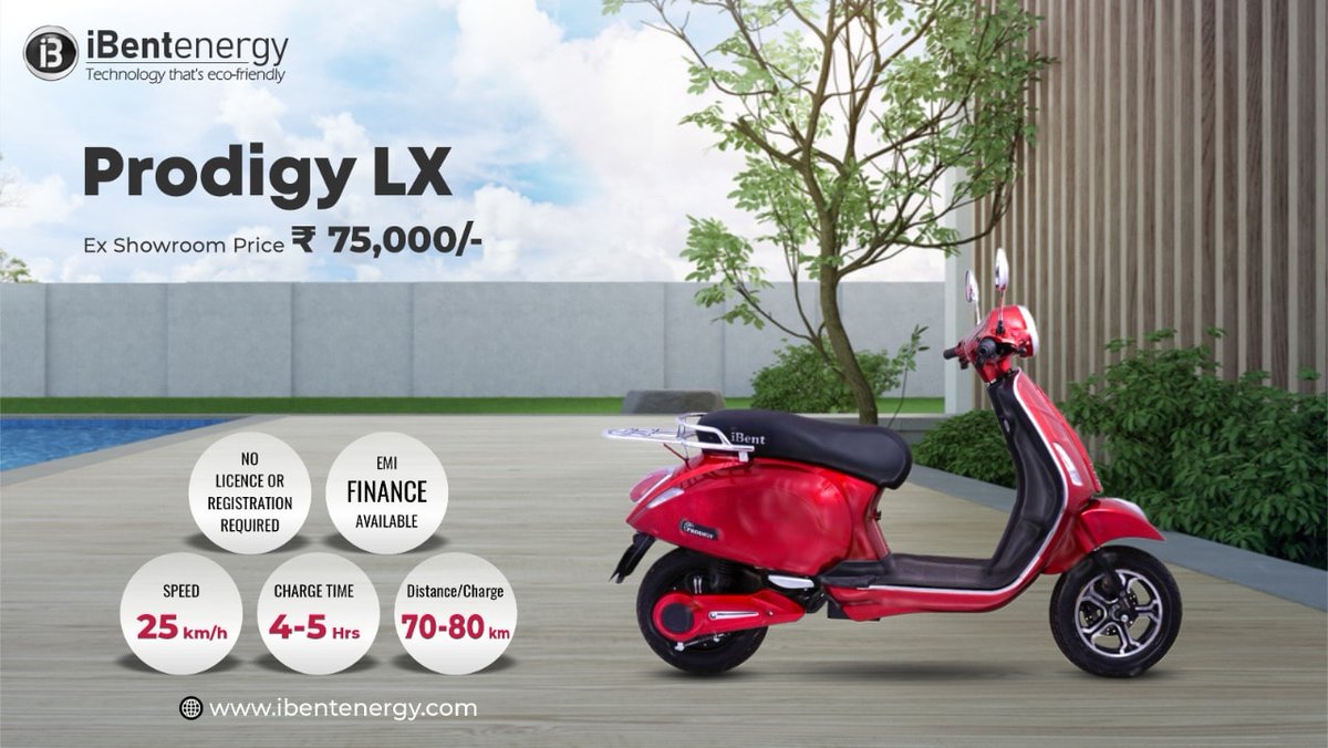 ibentenergy's tweet photo. Take it from us, the new Prodigy LX is the perfect commute buddy.✨🤌🏽

Are you ready to Ride the Eco-Friendly Way?💚🛣🥳

#ibentfamily #myibent #ibentenergy #inmarket
#smartride #ecofriendly #easyride #electricscooter #electricscooterlife  #ecofriendly #ibentenergy #myibent https://t.co/jZh8oa2HqW