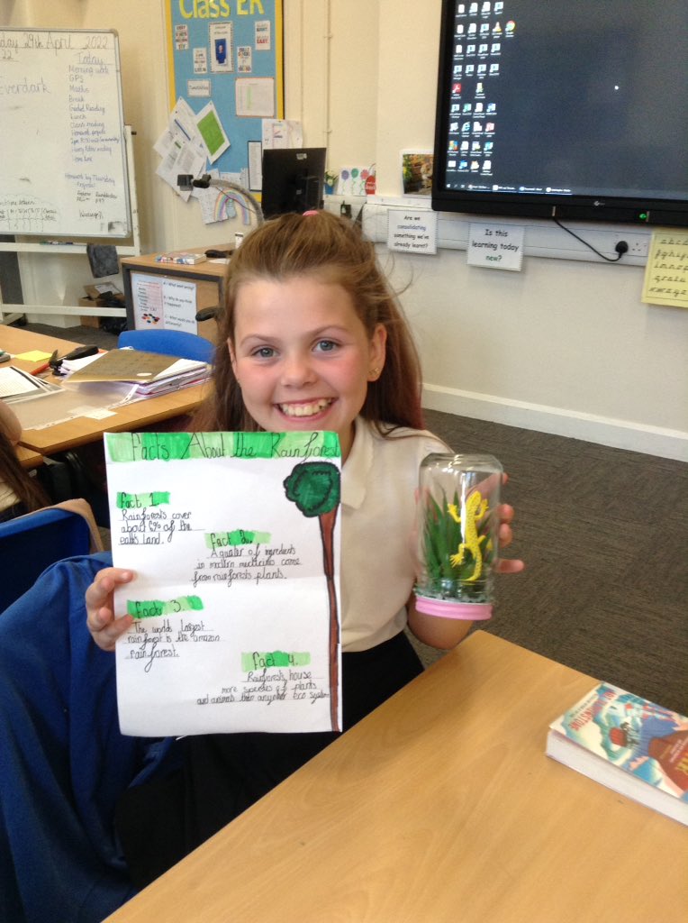 latimerprimary's tweet image. Here are just some of our Amazon rainforest homework projects in #ClassER - what fantastic dedication! #LatimerGeography