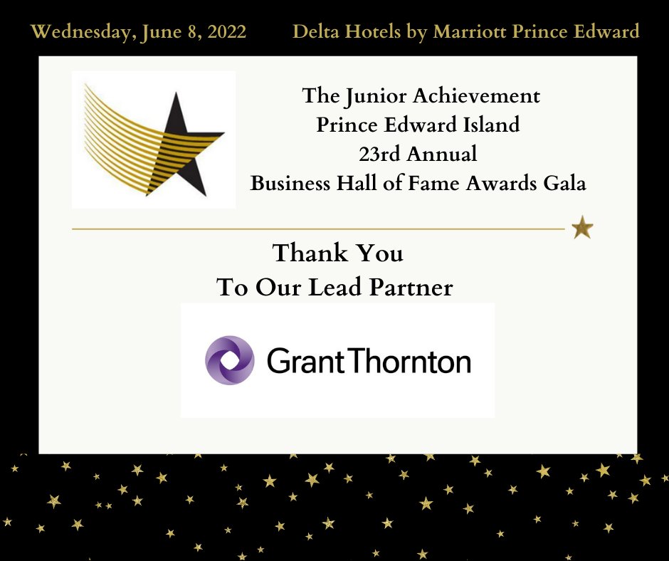 We are thrilled to be hosting the JA PEI Business Hall of Fame Awards Gala on Wednesday, June 8, 2022.  Join us in celebrating the accomplishments of Liam &amp; Kim Dolan, Peter MacDonald, and Dan MacIsaac. To reserve your seats, please contact Kelli Cook at kcook@japei.org