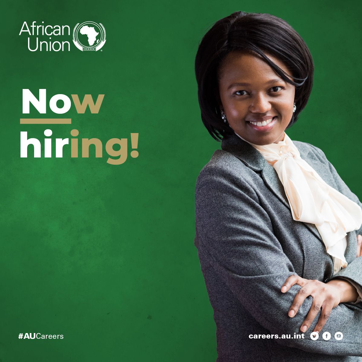 auc_careers's tweet photo. Do you want to participate in building the Africa we want? Join us!!!
We are pleased to announce that there are vacant positions available on our platform. For more information and application click the link: https://t.co/9t5OVosXIJ https://t.co/uKYWYVAyqk