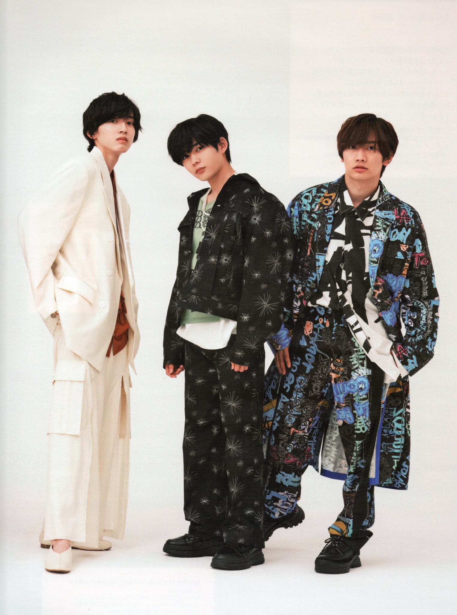 大橋和也　長尾謙杜　西畑大吾、藤原丈一郎　公式写真 F1男子🏁 _ #나니와단시 #naniwadanshi #なにわ男子 #高橋恭平