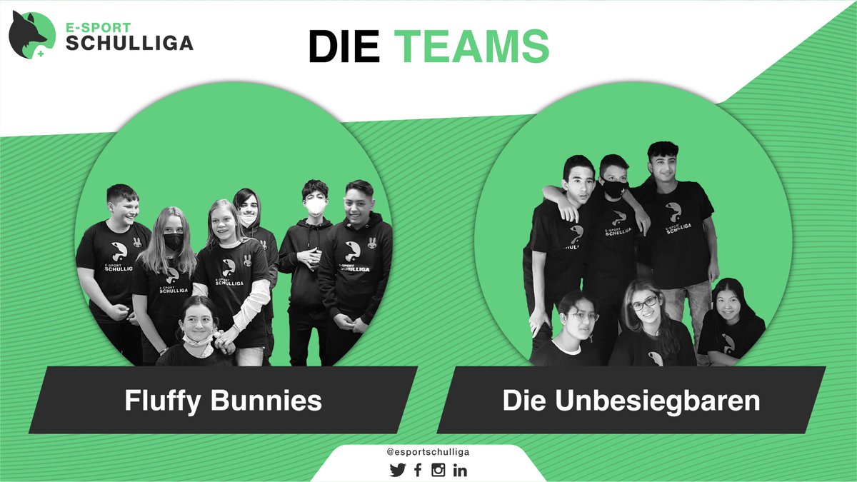 Wer wird sich beim Finale der #esportschulliga den Sieg sichern: Die Fluffy Bunnies 🐇 oder doch eher die Unbesiegbaren 🐍?

⏰ Fiebert morgen live im Chat mit uns mit - ab 11 Uhr, twitch.tv/veni!

#livestream #twitch #gbl #esport #twitterlehrerzimmer #soon #finale