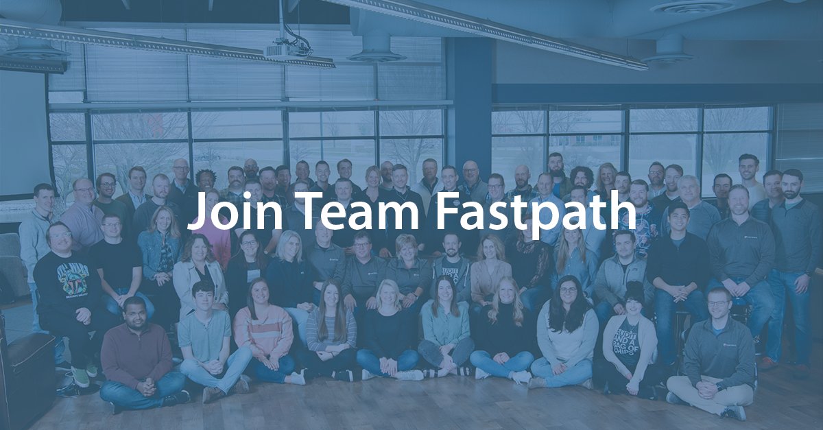 GoFastpath's tweet image. We are continuing to grow at Fastpath Solutions, LLC! We like to hire smart people and see all the cool things they can do. To learn more about our newest job postings, click here: hubs.ly/Q019Ctyk0

#hiring #jobposting #Fastpath