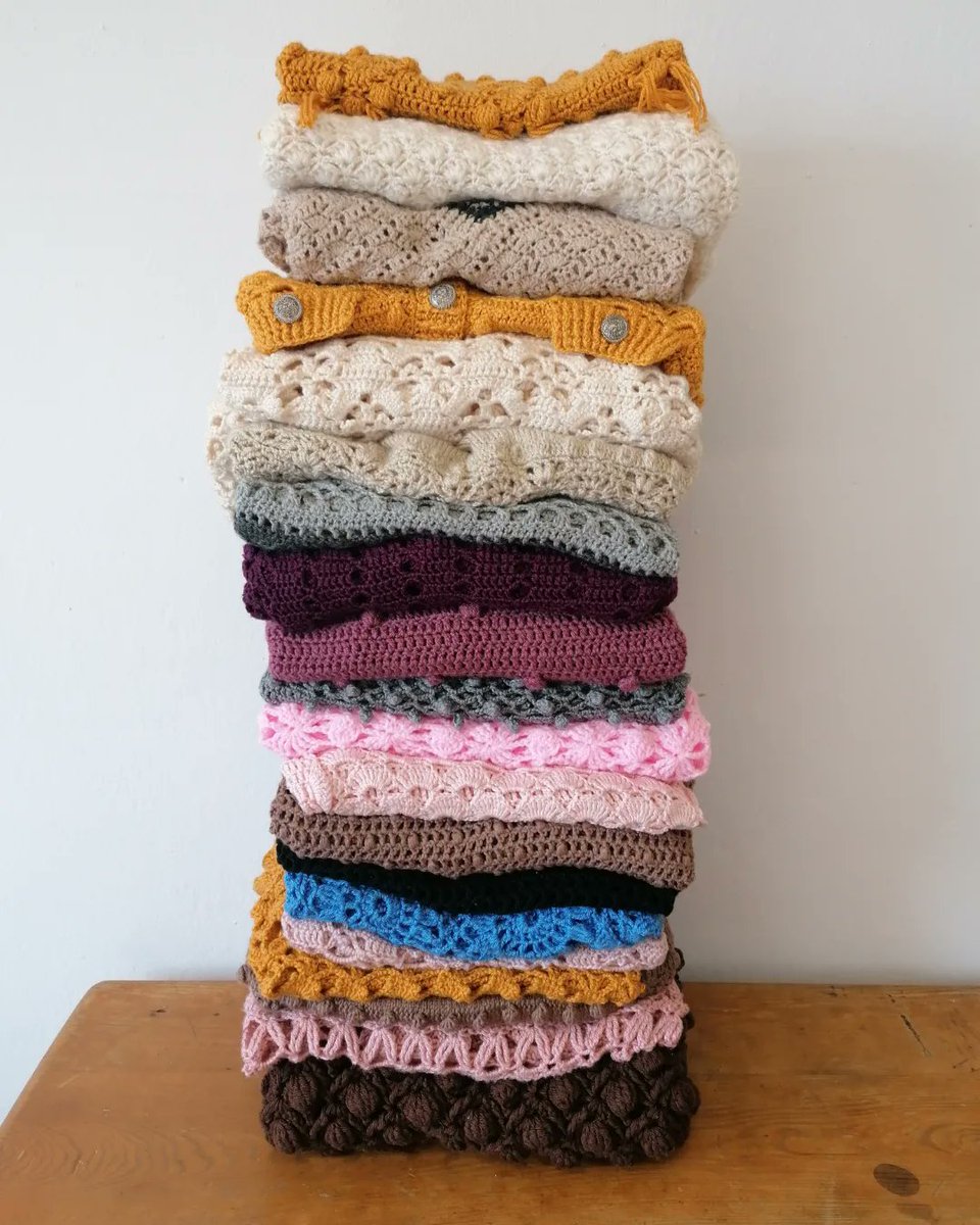 AnnaGamzala's tweet photo. My Old collection 😁 #crochetinspiration #crochetpattern #crochetfashion #crocheting #slowlife #crochetsweaters #crochet https://t.co/6JQGSZ5lkh