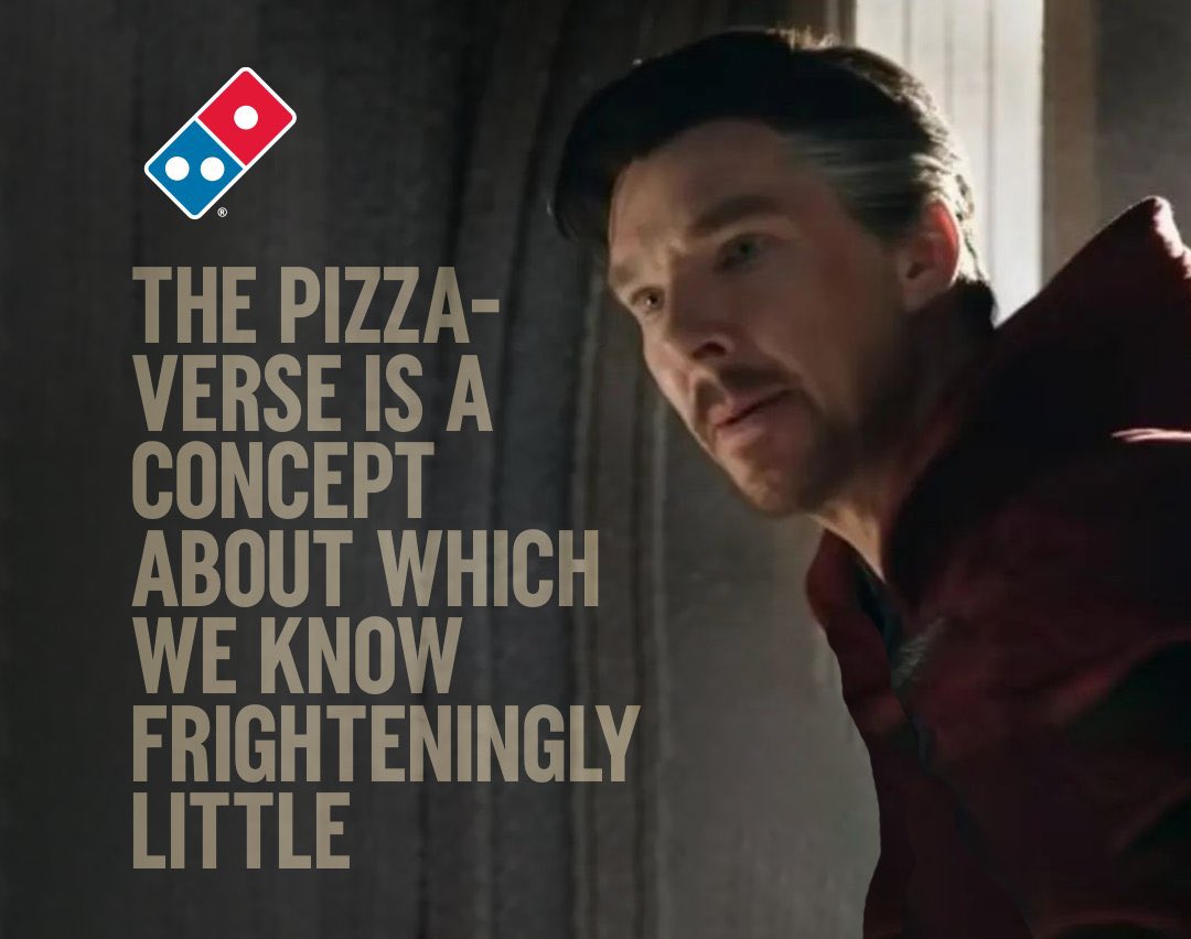 DominosLancing's tweet image. There's no better cure for
Multiversal Madness than a
Domino's