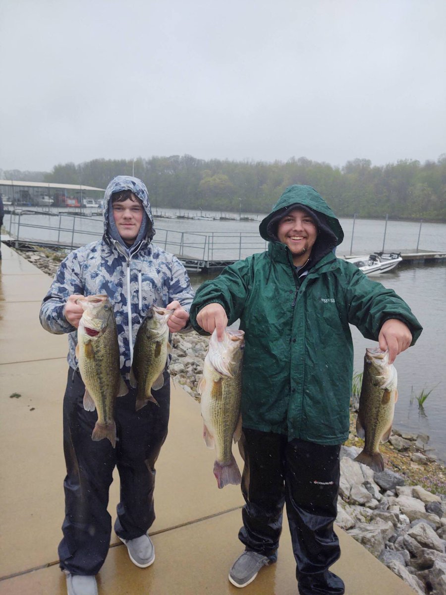 trojanfishing's tweet photo. Caden and Max (M-F) win the 2022 Sectionals on Clinton Lake. 2nd place went to Tolono’s Nathan and Haidyn. Taking 3rd place was the M-F team of Leah and Jackson. All three boats will advance to the State Tournament, May 20-21! https://t.co/5FrcIVB7OQ
