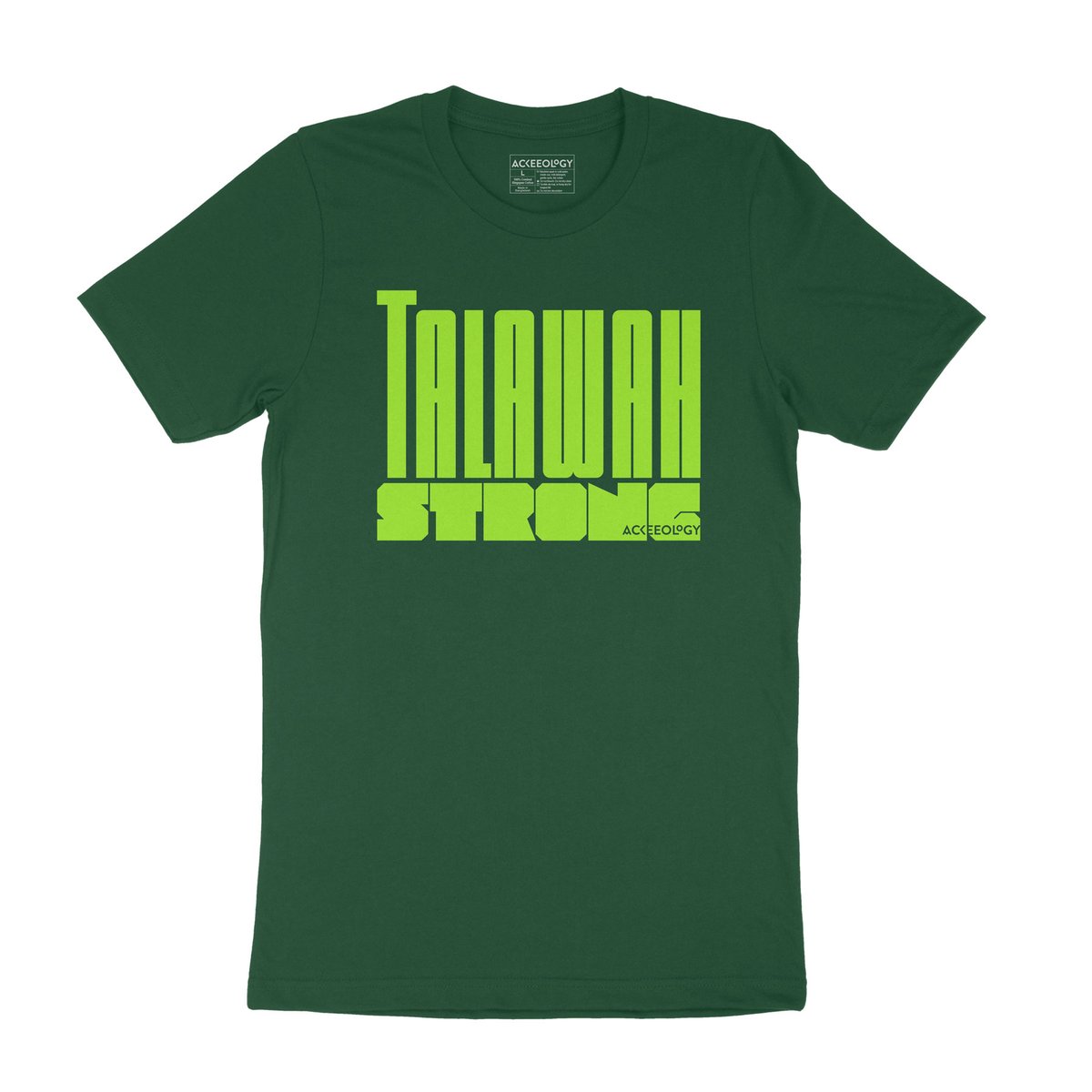 Ackeeology's tweet photo. Talawah Strong: “Wi likkle but wi tallawah" means We are powerful, amazing, capable of accomplishing anything… we are Talawah Strong.
Available in forest green.
#Ackeeology #Talawah #Tallawah #TalawahStrong #CultureDrops #Jamaica #westindian #Patois https://t.co/JrTNuUqkHj