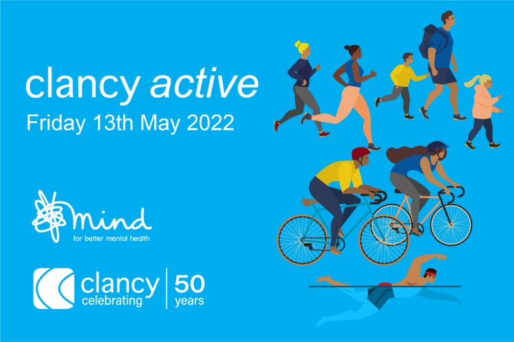 ClancyConsult's tweet photo. #ClancyActive - 1 week to go!
On 13th May we'll be hosting our #ClancyActive campaign, supporting @MindCharity.
Whether you walk, hike or bike we have something for everyone!
Find out how you can get involved >> https://t.co/hdBDLujwCn
#JoinTheActiveRevolution #fundraising https://t.co/htxhB5NThE