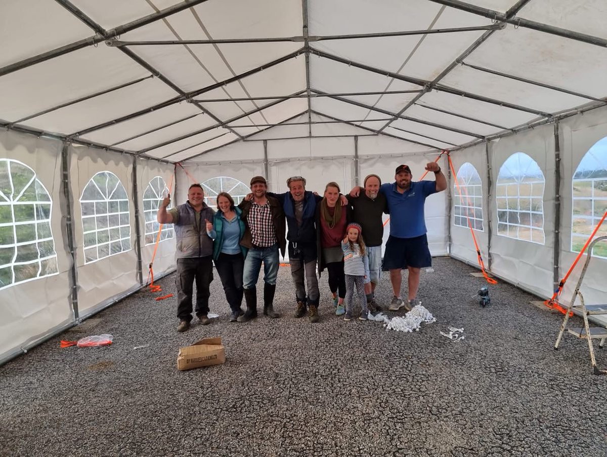 Our community marquee is up! Huge thanks to our wonderful volunteers who helped to raise the roof 😊 look out for island events taking place this summer. Huge thanks to our funder, the #nationallotterycommunityfund <a href="/FundTnl/">TNLCommunityFund</a>