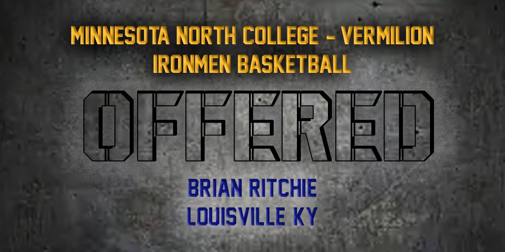 After great conversations with <a href="/CoachDanTharp/">Dan Tharp</a> I am blessed to receive a offer fom MINNESOTA NORTH COLLEGE🙏🏾, blessed🙏🏾💙