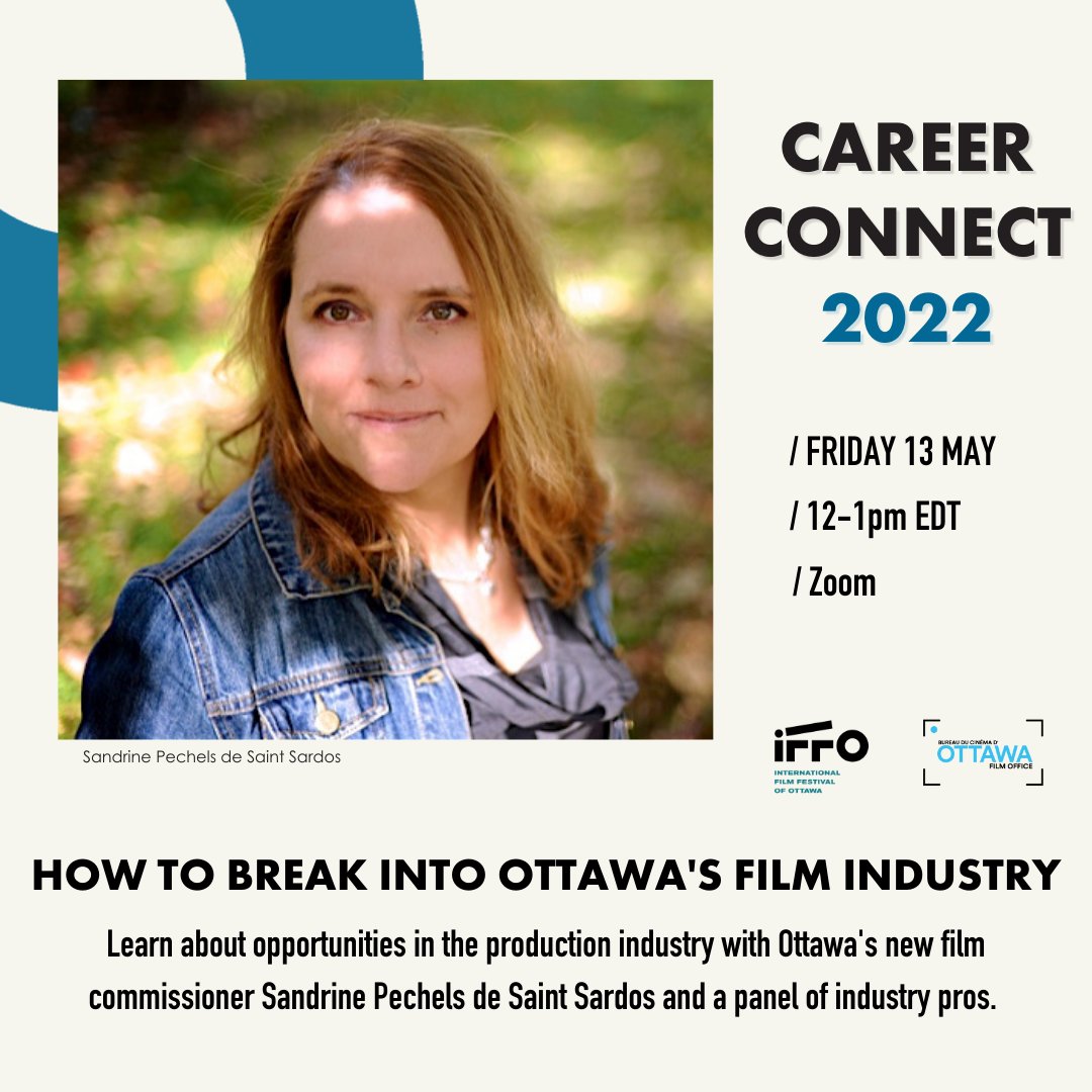 Ottawa Film Office | Bureau du cinéma d'Ottawa (@ottawafilmtv) on Twitter photo Only one week left until our Career Connect panel with <a href="/IFFOttawa/">International Film Festival of Ottawa (IFFO)</a>! Register + attend to hear valuable insight that'll help you land a paid job on set buff.ly/3rZyUwR #OttFilm #OttJobs #FilmCareers Only one week left until our Career Connect panel with <a href="/IFFOttawa/">International Film Festival of Ottawa (IFFO)</a>! Register + attend to hear valuable insight that'll help you land a paid job on set buff.ly/3rZyUwR #OttFilm #OttJobs #FilmCareers