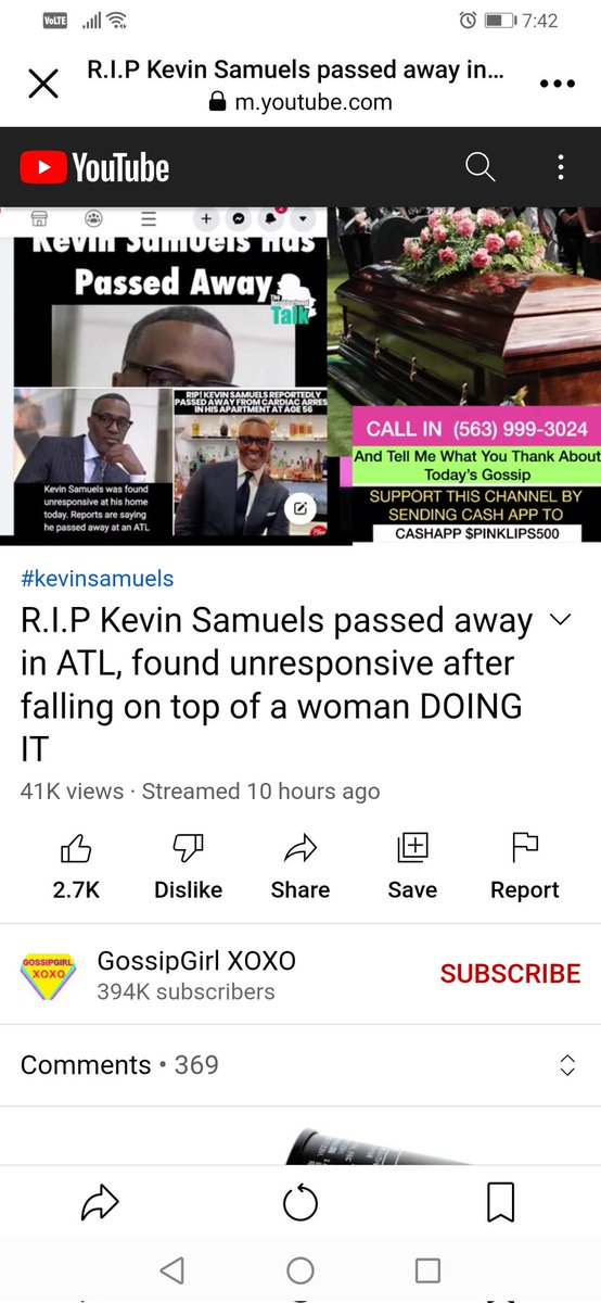 First <a href="/kevinrsamuels1/">Kevin Samuels</a> theory out!! More to come for sure. I'm sticking to my guns. I blame the Black Woman Mafia!!! 😂