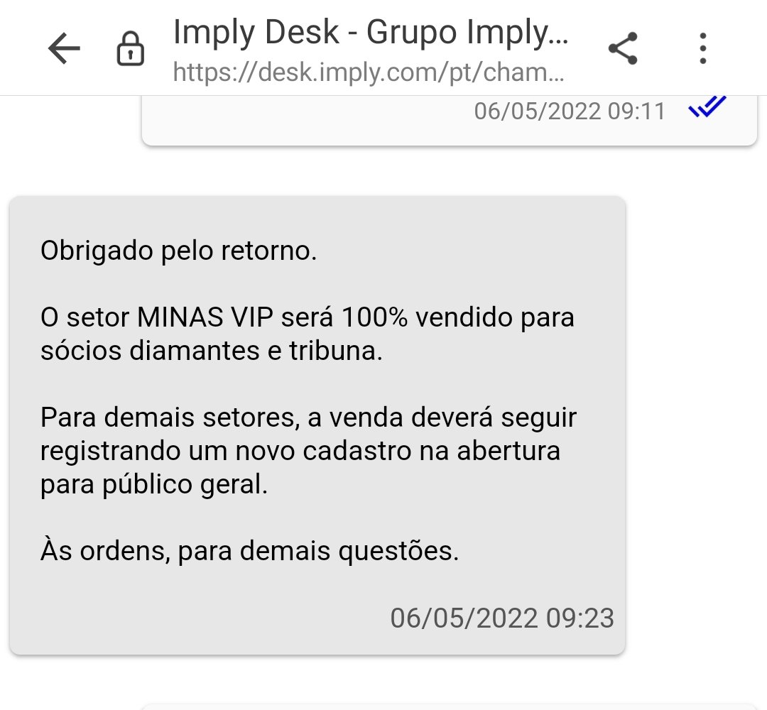 LeosdDuart's tweet photo. @JSilvans @Cruzeiro Desde às 14 hs estou tentando comprar, na realidade reservar porque tenho direito a ingresso. 
Veja resposta: https://t.co/paTLlVgpwX