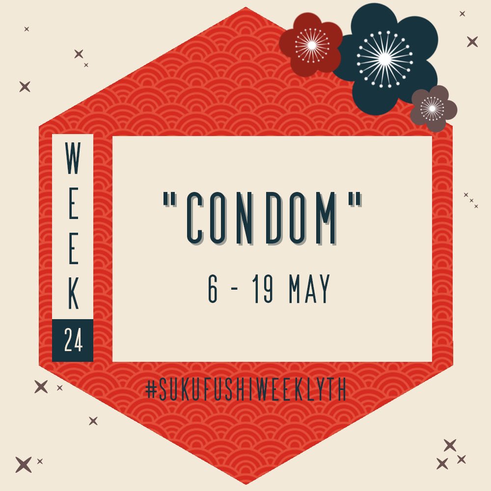 Sukufushi weekly TH

Week : 24 💦

「CONDOM」

(NSFW content must be restricted to underage viewers) 

สามารถส่งผลงานได้ทาง:
You can submit your work via:

#สุคุฟุชิวีคลี่ #sukufushiweeklyTH <a href="/sukufushiweekly/">SUKUFUSHI weeklyTH</a> 

#สุคุฟุชิ #宿伏　#sukufushi