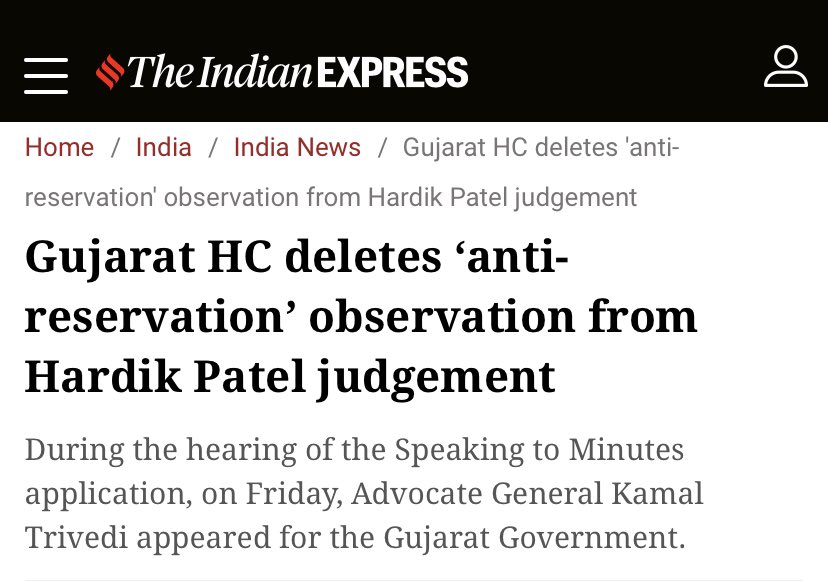 Profdilipmandal's tweet photo. Urgent: This casteist mind will be a judge in Supreme Court and will pronounce judgements on constitutional matters. Don’t elevate #Pardiwala. He is a disgrace. Almost faced impeachment in 2015. Later expunged his comments. Never apologised. #Casteist_Collegium @rashtrapatibhvn https://t.co/oZul8Ix77X
