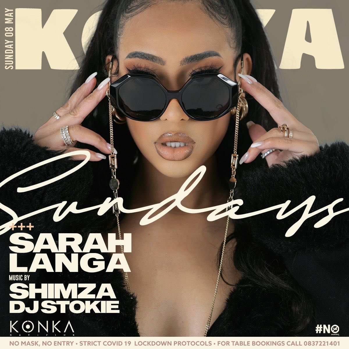 Catch The Ever So Gorgeous @sarahlanga At Our Premium Day Vibe, This Sunday !!!
#KonkaDayClub #KonkaSundays ⭕️