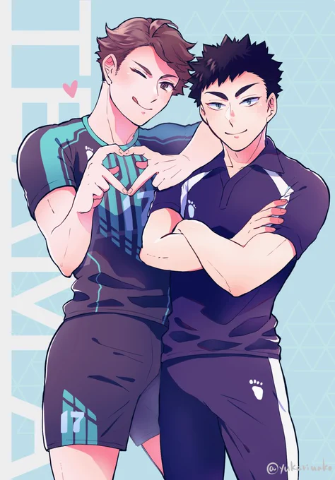 Team Aやっと描けた😭 