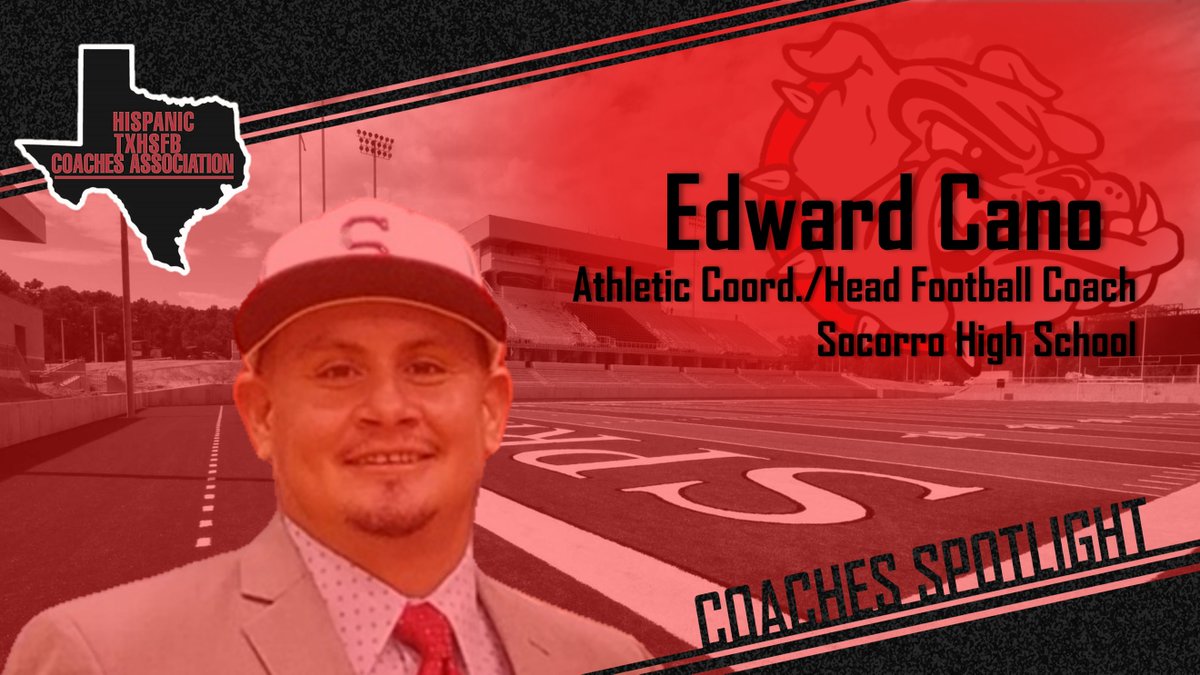COACHES SPOTLIGHT- This week's featured coach hails from <a href="/MadDogFootball1/">MadDogFootball</a> and he reminds us that "What the mind can conceive and believe, it can achieve.” Visit us at hthsfbca.com/weekly-spotlig… to learn more about <a href="/Coach_E_Cano/">Coach Edward Cano</a> and what makes him stand out! #HTXHSFBCASpotlight