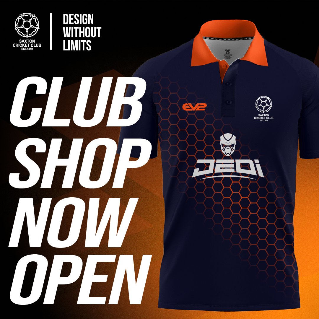 EV2 Sportswear 🤝 <a href="/saxtonladiescc/">Saxton Ladies CC</a> 

Another club shop opened up on our website!

🗣️ Drop us a DM to get your free club shop
.
.
.
#EV2 #EV2Sportswear #Sportswear #Sports #Clothing #SportsClothing #Teamwear #Trainingwear #Leisurewear #UK