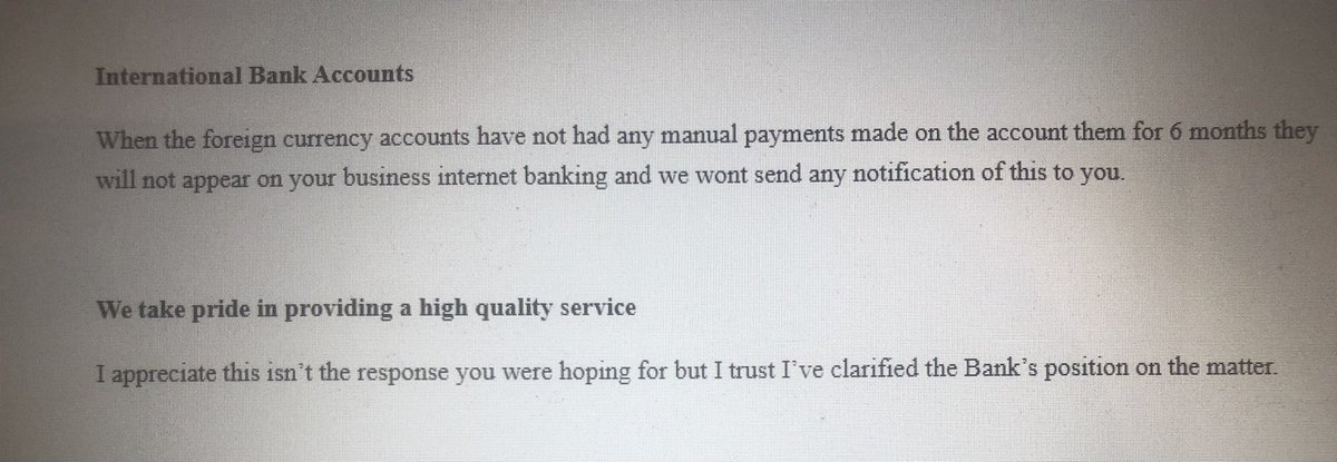 ChairmanPipes's tweet photo. > mail from @HSBC_UK. But the bank decided to make the account dormant without a letter, an email or a phone call. When we complained, we were told that that’s what the bank does — suck it up👇! We’re still waiting for our money! The moral? WHATEVER YOU DO, NEVER USE HSBC!!!! End https://t.co/X4DKohfFgA