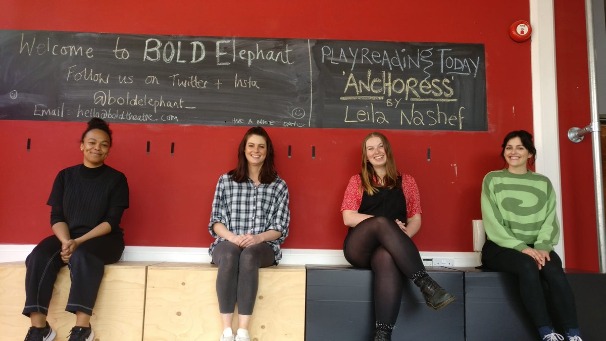 BOLD (@boldelephant_) on Twitter photo Here we go! Our first Friday Staged Reading with the incredible ANCHORESS team! Written by the fabulous <a href="/LeilaNashef/">Leila Nashef</a>, directed by the brilliant @NatashaRickman and starring the wonderful <a href="/mae_munuo/">mae</a> & <a href="/annabellemterry/">Annabelle Terry</a> !! Here we go! Our first Friday Staged Reading with the incredible ANCHORESS team! Written by the fabulous <a href="/LeilaNashef/">Leila Nashef</a>, directed by the brilliant @NatashaRickman and starring the wonderful <a href="/mae_munuo/">mae</a> & <a href="/annabellemterry/">Annabelle Terry</a> !!