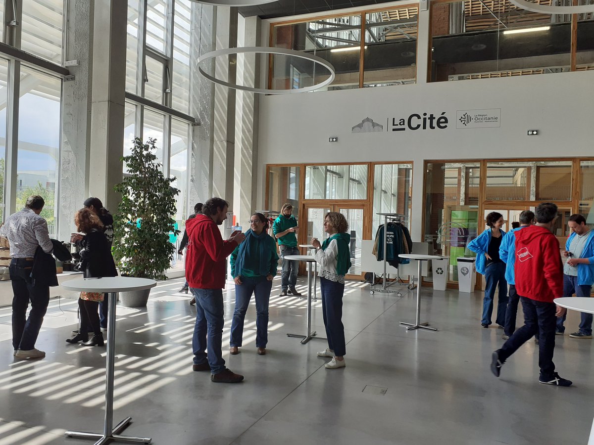 [YESS Académie] C'est l'heure de la pause entre les pitchs des 17 porteurs de projet #ESS !👍On se ressource avant d'y retourner... Bientôt le jury délibèrera pour nommer les 4 lauréats 🏅de cette 6e édition ! Suspens... <a href="/ADOCC_/">AD'OCC</a>  <a href="/Occitanie/">Région Occitanie</a>