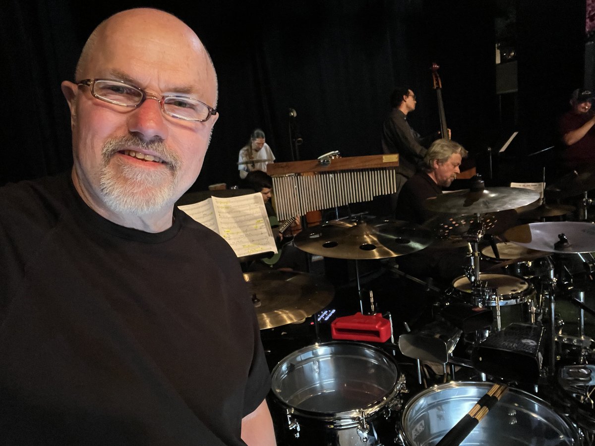 Mr. F getting ready to perform last night in Chattanooga w/ the Premier Jazz Orchestra.  YOUR teachers doing what they teach YOU to do...so, get in that practice room and get ready!