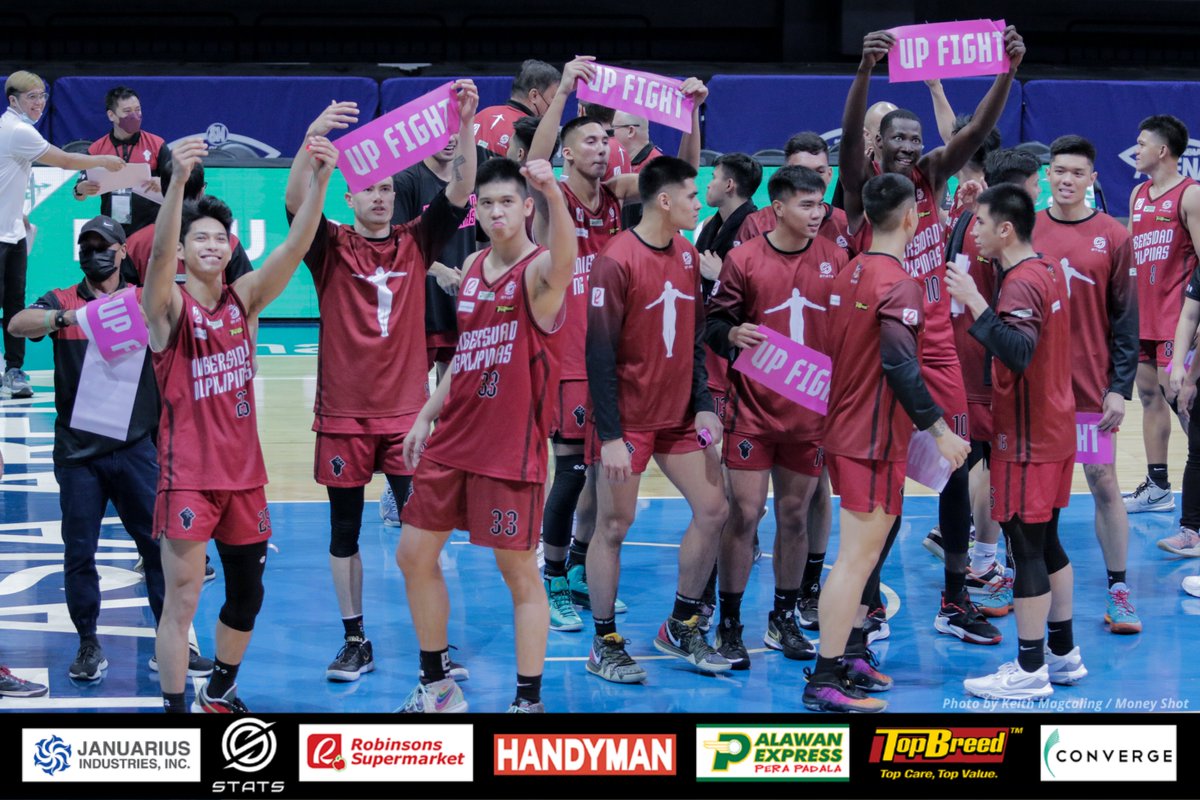 upmbt's tweet photo. IN PHOTOS:

WHAT A WIN!

The UP Fighting Maroons are back in the Finals! How sweet it is. #UPFight https://t.co/s7mEjAfIXa