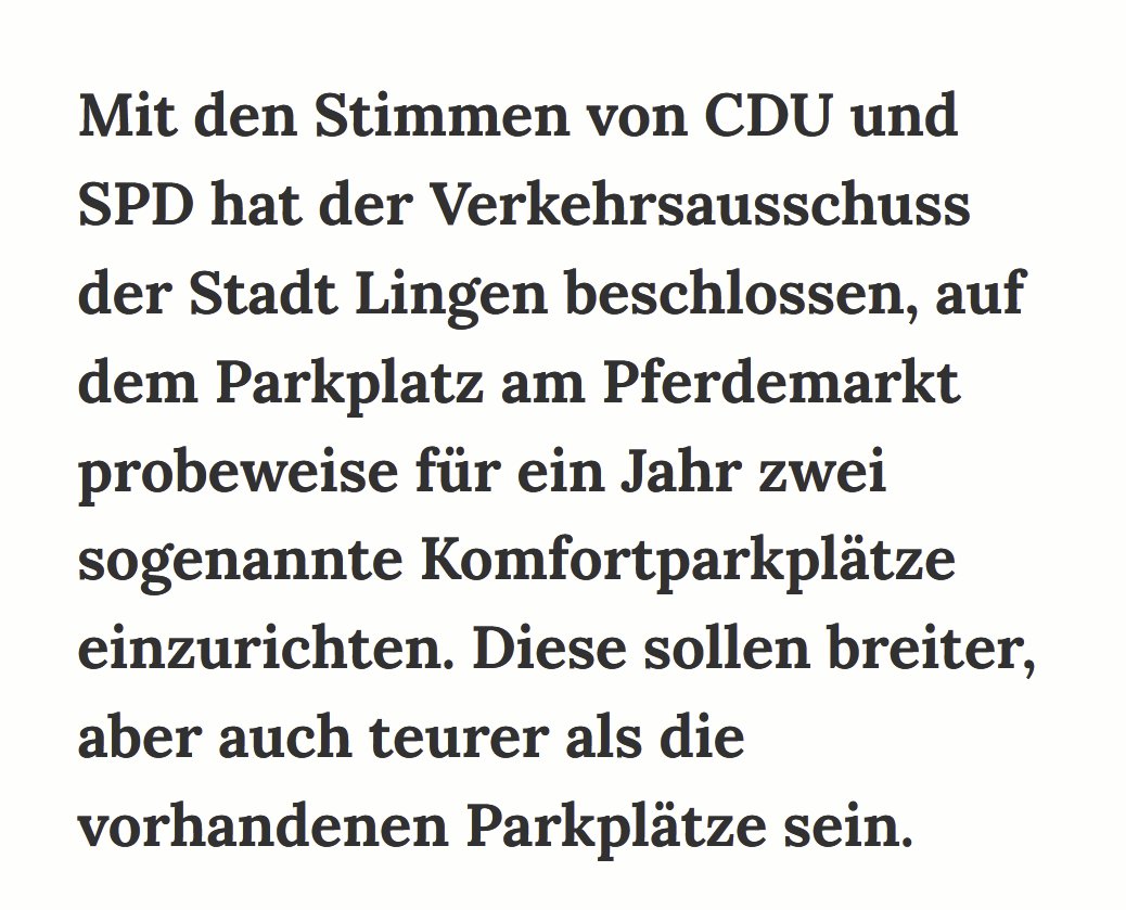 moaxislaven's tweet photo. @stefan_lingen @H1_2Punkt0 Die Fraktion, die zwar sinnbefreiten SUV-Parkplätzen zustimmt, aber wehe, jemand will eine Verbesserung eine Veränderung für den Radverkehr, eine Erhöhung der Kundenfrequenz und eine Belebung der Burgstraße anstoßen. Schlimm! (2/3)
#PolitikVonGestern #Brummm #Klima #Lingen https://t.co/BamthNFV9v