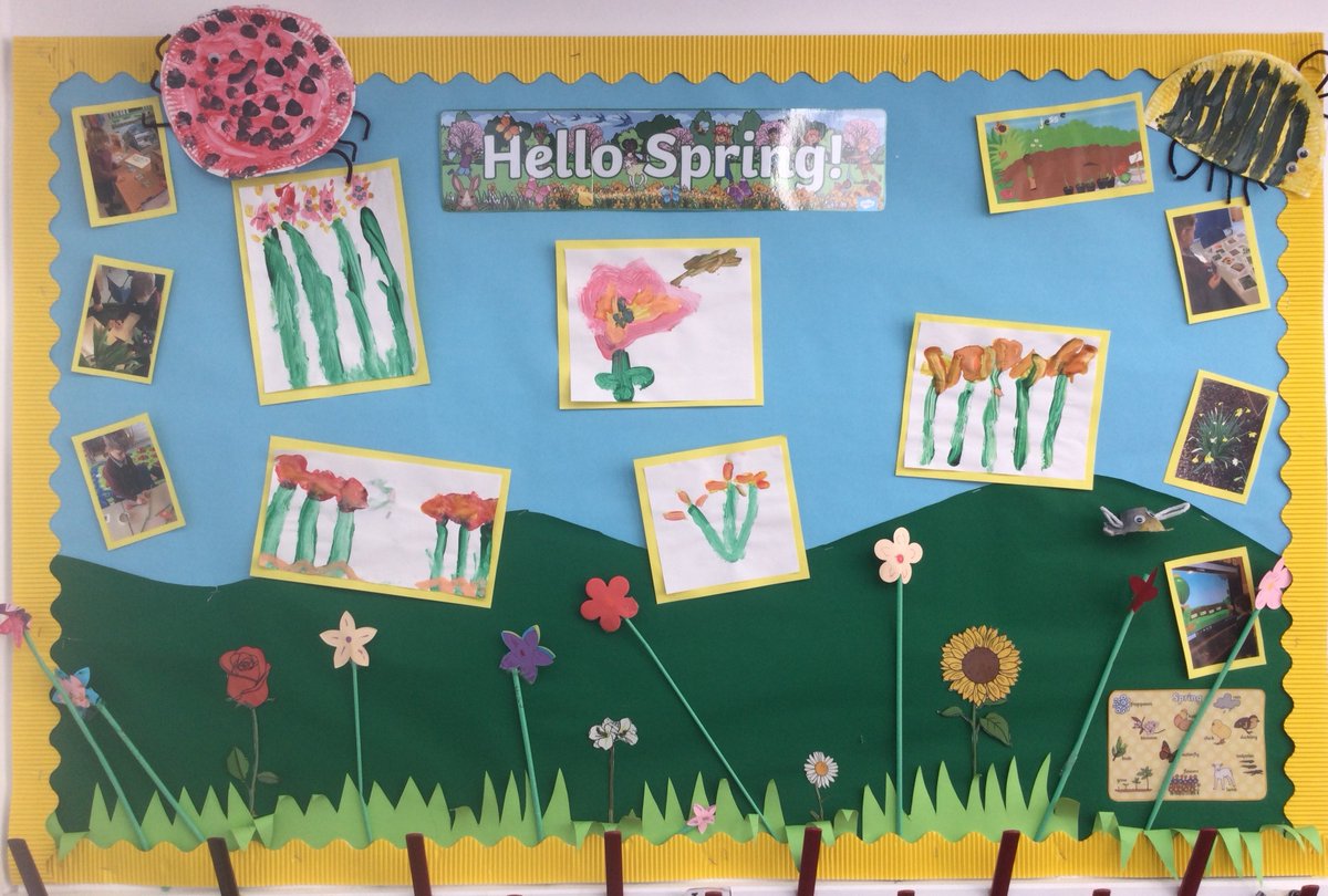 AlburghCE's tweet photo. #AcornsClass are brightening up the corridors with their #spring #transport and #london displays. Well done, fantastic work acorns! #eyfs https://t.co/d3p8vWFjnU