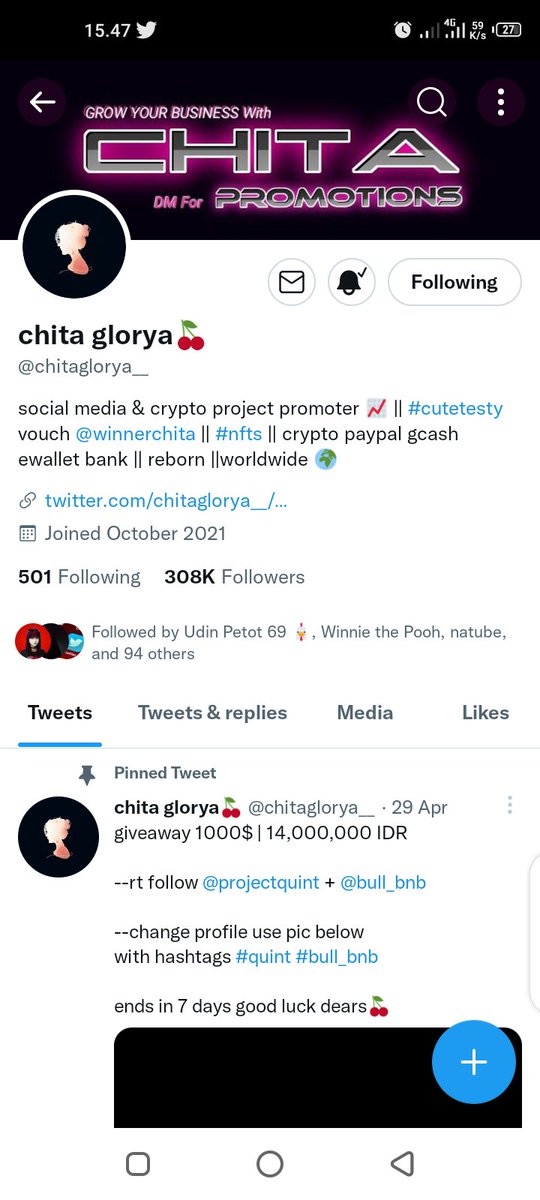 Win_Iza's tweet photo. @Shill_Ronin @chitaglorya__ Done https://t.co/tdcLyuvskB