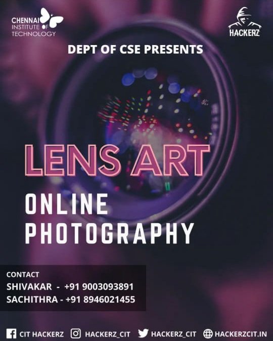 hackerz_cit's tweet photo. Photography is a powerful medium of expression that can be used to communicate strong positive messages about a subject. Join us in capturing the appealing moments to make up the spectators' mind.

#photography #NightPhotography #symposium #mobilephotography
#nontechevent #cit https://t.co/EzRsQc5Xe7