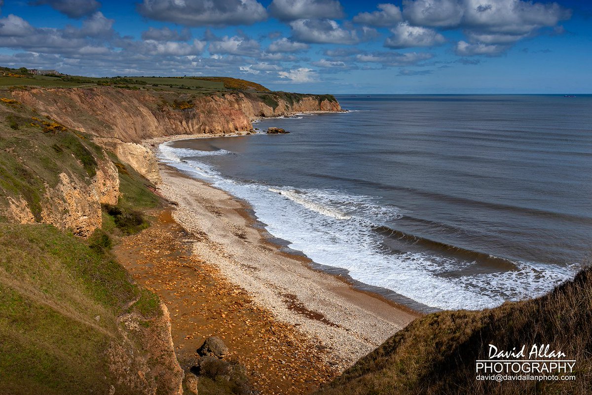 Great time of the year to visit the Durham coast, like this spot at Easington, looking north to Beacon Hill and Shippersea Point... @tynetotees @DurhamCoast @ThisisDurham @nationaltrust @NorthEastTweets @EnglishCoast @england_coast @VisitEngland @VisitBritainPR