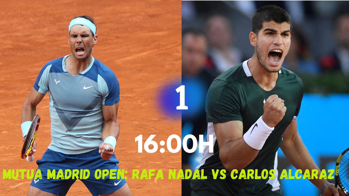teledeporte's tweet image. 😅🤩 ¡LO QUE SE NOS VIENE HOY EN LA MANOLO SANTANA!

🇪🇸 El rey español y su heredero se ven las caras en nuestro país

@RafaelNadal ⚔️ @alcarazcarlos03 

📺 No antes de las 16:00h en LA 1 de Televisión Española y en este enlace: rtve.es/play/videos/di…

#TenisRTVE6M #MMOPEN