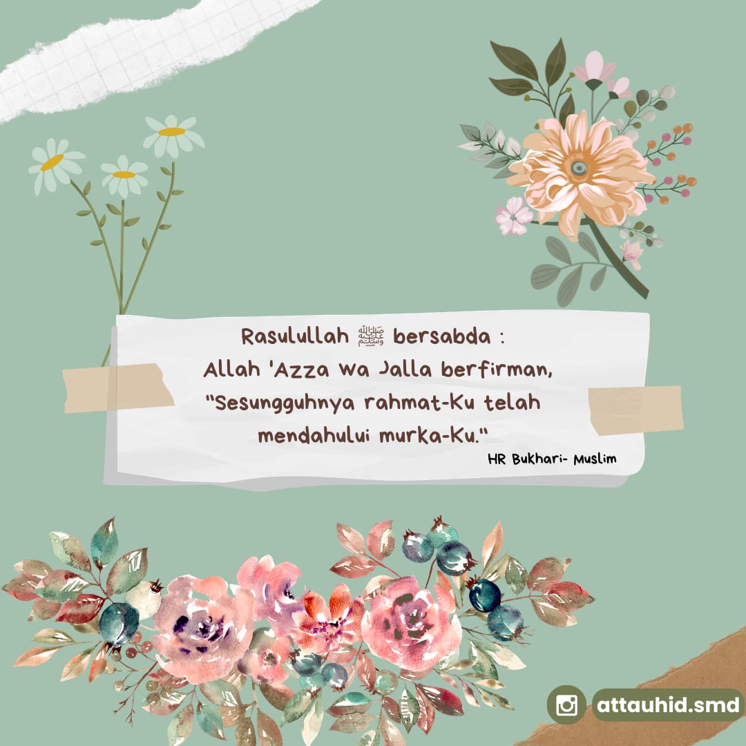 Azizatyy's tweet photo. Ingat! Seburuk apapun dirimu saat ini, Rahmat Allah lebih luas dan maafnya lebih banyak untukmu. Jadi jangan berputus asa ya🤗
Skuy jangan lama2 futhur nya, nanti kebablasan.
#onedayonehadits
#maringajibareng
#NgajiBarengAmell https://t.co/hHzNRR1Xik