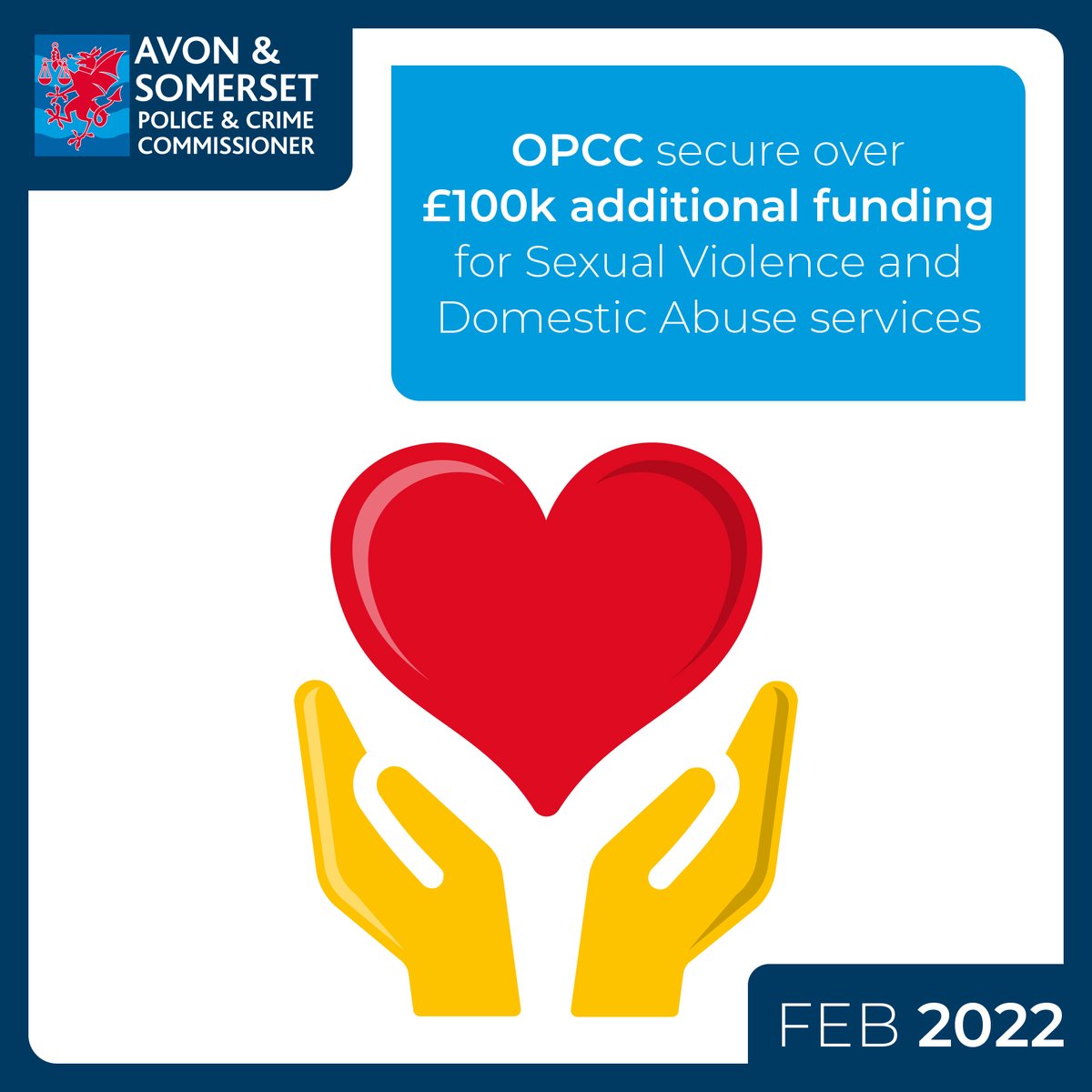 AandSPCC's tweet image. In February, the @ASPCC_SCPO secured over £100k in additional funding for domestic and sexual violence services.