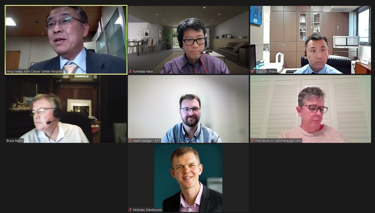 JCOG乳がんグループとオーストラリアの臨床試験グループ(BCT)との会議に、乳がんグループ代表岩田先生、グループ事務局枝園先生、グループ代表委員原先生が参加されました!!
# JCOG