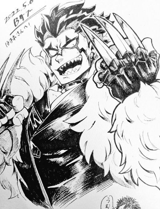 サブ先生にシガさん描いて頂いたのスゴすぎる 