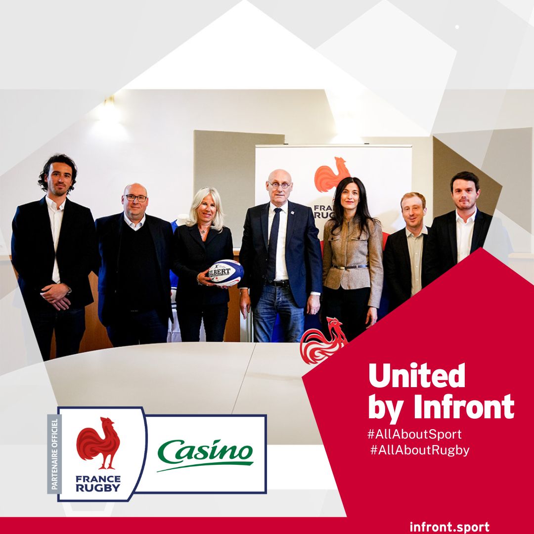 infrontsports's tweet photo. More success for French rugby off the field as it secures leading French supermarket Groupe Casino as an Official Partner. https://t.co/7w6NcY6nVd