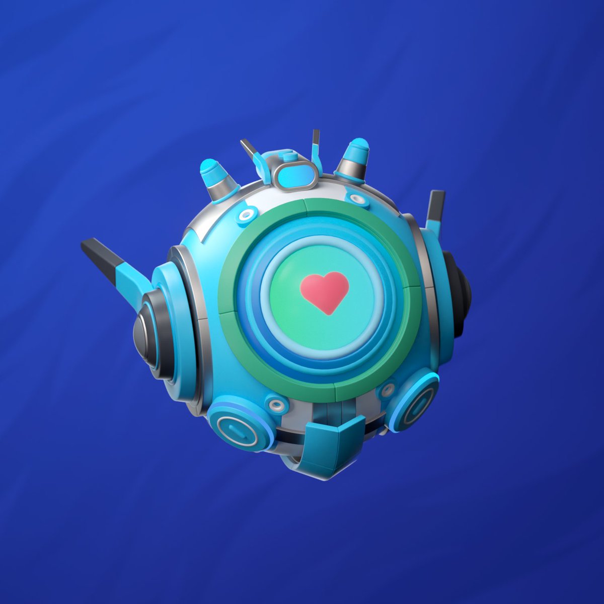 m1212v's tweet photo. #MekaOfTheDay: Day 141

Meka #2987 &amp; Mekabot #2020 - Had to do another F9 Kagen Helm since they're so good. Love the Aqua colors. Mekabot sending everyone some positive vibes. 🫰♥️🔵🟢

#MekaVerse #Mekabots #MEKAGANG #NFT #NFTs https://t.co/cHmf9nd4XM