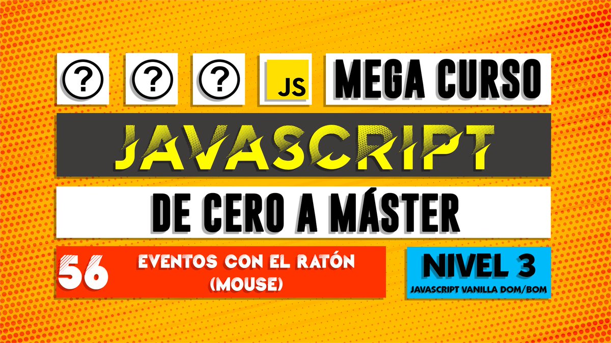 pc_mast3r's tweet photo. Los eventos del RATÓN (MOUSE) - Curso de JavaScript - Capítulo 56 https://t.co/9qNEpkc6MQ a través de @YouTube #js #javascript #code #codigo #programacionfacil #web #cursos #gratis https://t.co/8Cpg5Pa52V