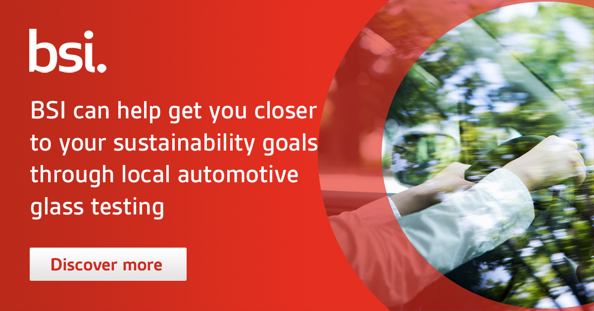 BSI_UK's tweet image. Testing locally can help reduce greenhouse gas emissions and contributes to improving our carbon footprint. Find out how BSI can help support you on your journey towards more sustainable solutions. bit.ly/3xbRc1e

#BSIUK #automotive #glasstesting
