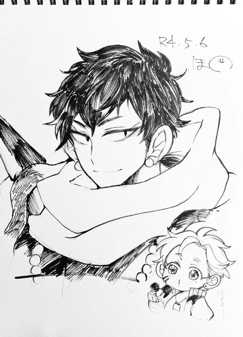 アコヤ描いた 