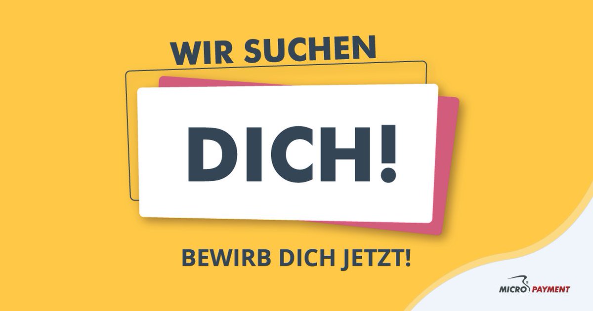 Du suchst nach neuen Herausforderungen, bist Programmierer mit Leib &amp; Seele und du kannst dich für moderne Technologien und zukunftsfähige IT-Umgebungen begeistern? Dann bist du bei uns genau richtig! bit.ly/3F9cxdz

#job #karriere #berlin #micropayment #career #jobs