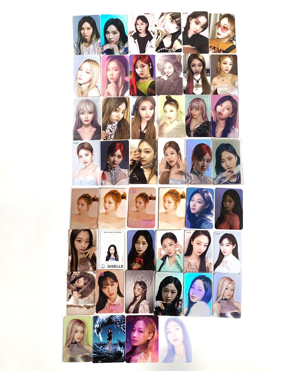 araaaishere's tweet photo. wts • want to sell • lfb ! 💫

GISELLE WINTER NINGNING AESPA PHOTOCARD 

ⵌ prefer take in pairs / bulk / take all *each is okay
ⵌ sharing is allowed (pls dm me first!)
ⵌ ww shipping ✔️

📍jakarta, ina. 

!! for serious buyer only. no time waster or hit&amp;run !! https://t.co/lZVGJAfQvg