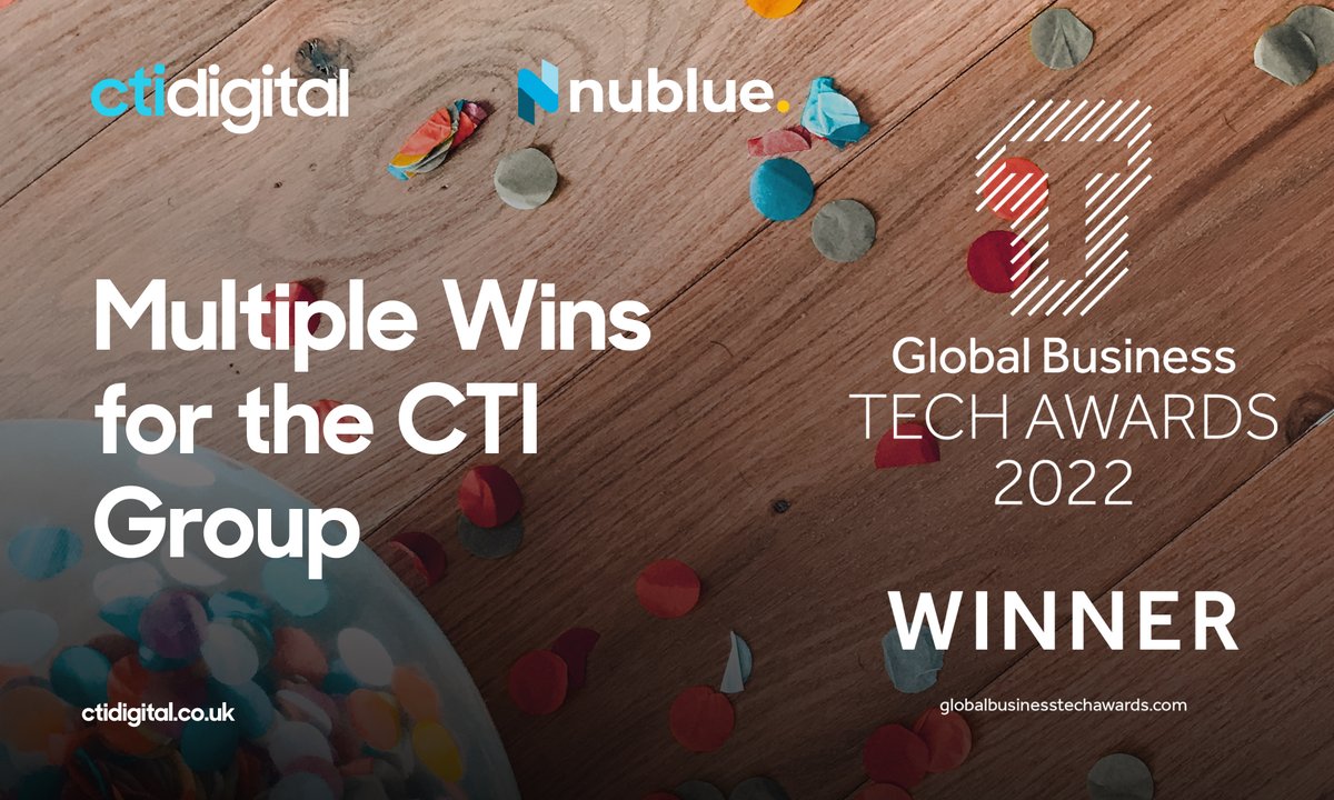 ctidigitalUK's tweet image. A fantastic way to end the week!🎉

Last night at the #GlobalBizTechAwards, our team came away with Tech Company of the Year - Large, award.

Our team over at @Nublue had a brilliant night too, securing Hosting Company of the Year🥳

Well done to all those nominated!